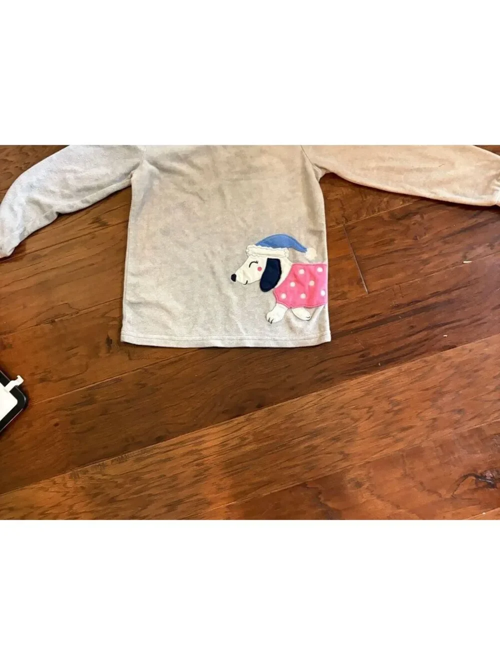 Carter's Long Sleeve Shirt with Dog Applique Size 7